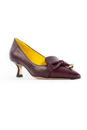 Bordeaux leather pumps MARA BINI | T230VINACCIA